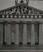 Liner. храм парфенон афинского акрополя