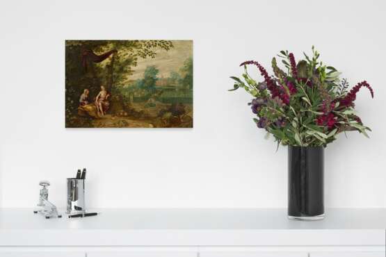 Zwei Gemälde: Waldlandschaften mit Personen - фото 4