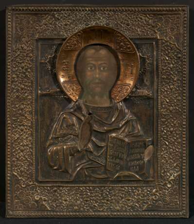 Drei Ikonen: Muttergottes / Segnender Christus / Christus mit Heiligen - фото 10