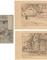 Drei Skizzenblätter: Hof / Engelstal (?) / Reinsberg (?)