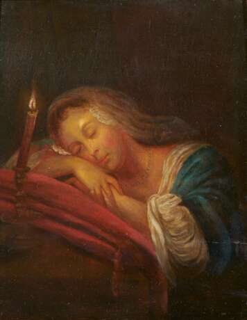 Schlafende bei Kerzenschein - Foto 1