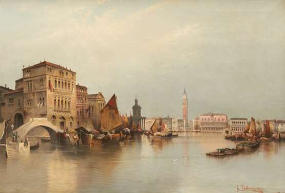 Venedig. Blick vom gegenüber liegenden Ufer zum Markusplatz - photo 1