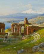 Carl Wuttke. Taormina mit dem antiken Theater
