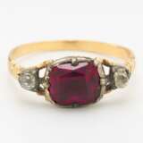 Granat-Diamant-Ring - photo 1