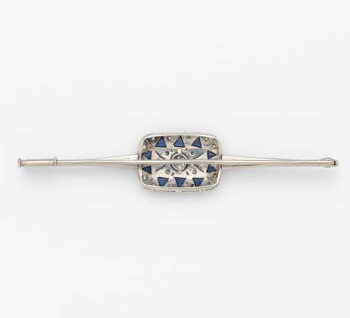 Sapphire-Diamond-Brooch - Foto 2