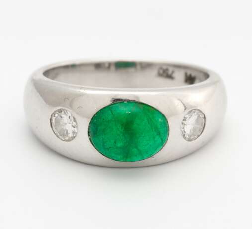 Smaragd-Diamant-Ring - photo 1