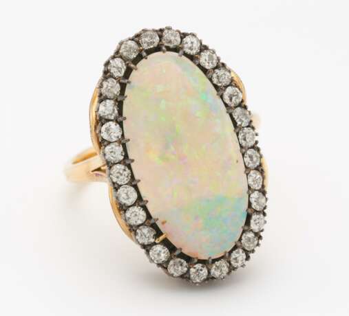 Opal-Diamant-Ring - фото 1