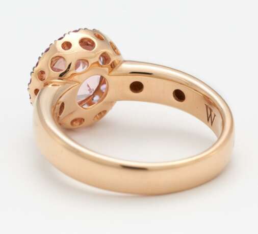 Rose Quartz-Sapphire-Ring - Foto 2