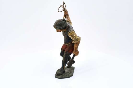 Wooden figurine of a flagellant - photo 4