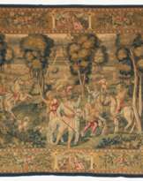 Gobelin mit Jagdgesellschaft