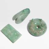 Drei Jade-Objekte - photo 1