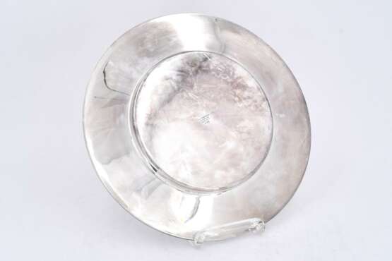 Set of 10 silver underplates - photo 3