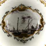Porcelain bowl with harbour scenery - photo 4
