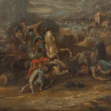 BREYDEL, FRANS (Antwerpen 1679-1750 ebenda), "Reiterschlacht aus dem Türkenkrieg", - Foto 6