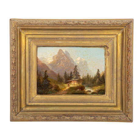 STÄHLY-RYCHEN, G. (Maler 19. Jh.), "Hütte in den Schweizer Alpen", - фото 2