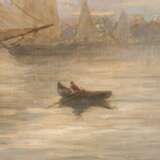 PIEPER, CHRISTIAN (1843-1934), "Segelschiffe im Hafen", - Foto 4