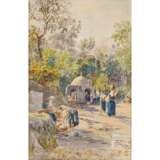 FISCHER, LUDWIG HANS (1848-1915), "Casturi Corfu", - Foto 1