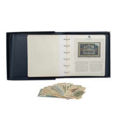 Sammelalbum "Historische Banknoten Deutsches Reich 1871-1945" -