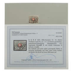 Switzerland 1850 - Geneva / stamped; Catalog value: € 1,600