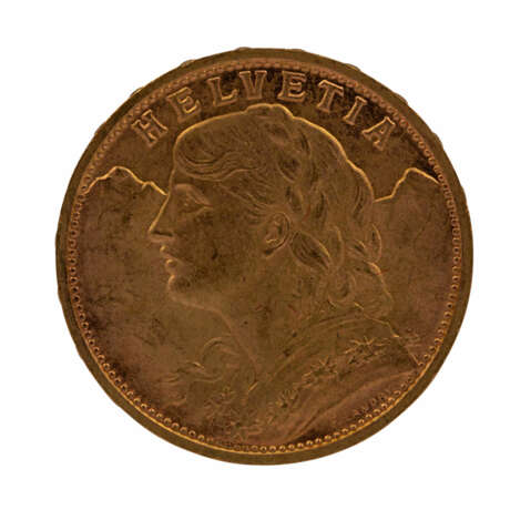 Schweiz/GOLD - 20 Franken Vreneli 1935 LB, - photo 1