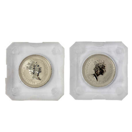 Australien/PLATIN - 2 x 1/10 oz. Koala 1990, - photo 1