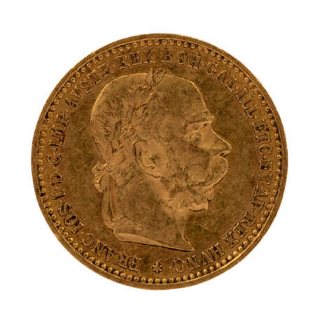 Österreich/GOLD - 10 Kronen 1896, - фото 1