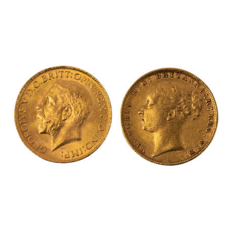 GOLD - 2 x 1 Sovereign - photo 1