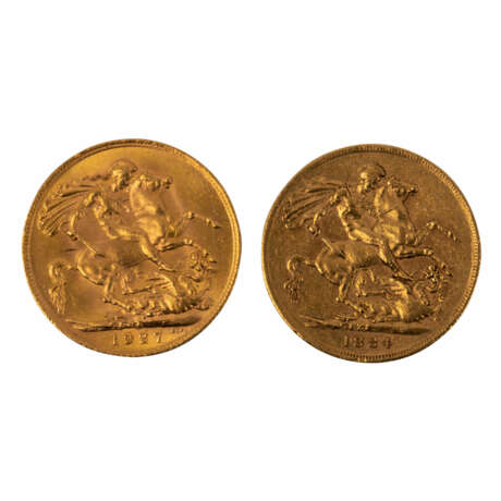 GOLD - 2 x 1 Sovereign - photo 2