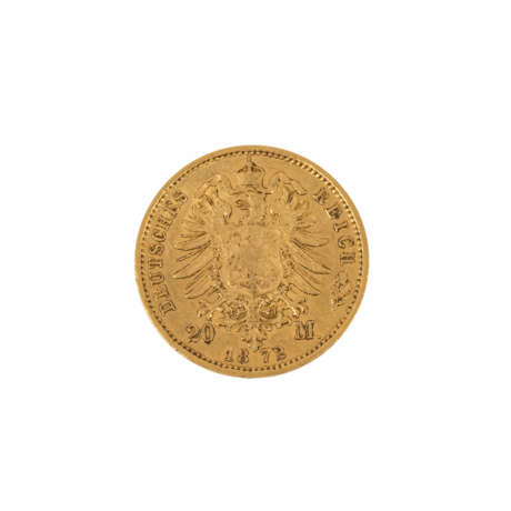 Preussen/GOLD - 20 Mark 1872 A - photo 2