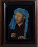 Larysa Stepaniuk (b. 1974). Мужчина в голубом шапероне