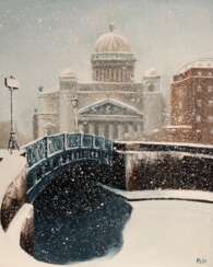 Snowy Petersburg