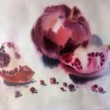 Painting “grenades”, Paper, Watercolor, Realist, Still life, Russia, 2022 - photo 1
