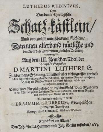 Luther,M. - фото 1