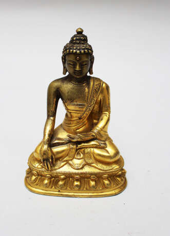 Chinese Bronze Buddha - фото 2