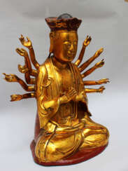 Chinese God with 14 Hands