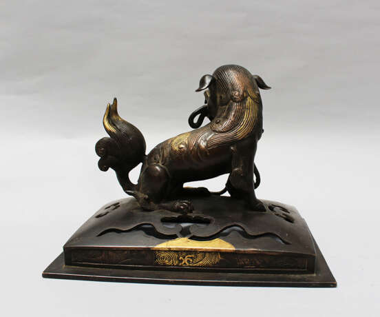 Chinese Bronze Fo Lion - Foto 2