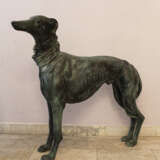 Pair of Lifesize Greyhound Sculptures - Foto 2