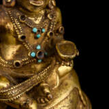 Feine feuervergoldete Bronze des Mahasiddha Virupa - photo 2