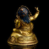 Feine feuervergoldete Bronze des Mahasiddha Virupa - photo 3