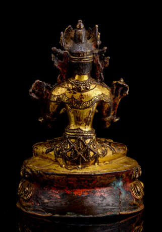 Feuervergoldete Bronze der Vajardhara - Foto 2