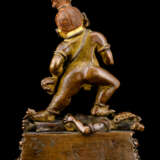 Seltene Bronze des Jambhala im Pala-Stil - фото 3