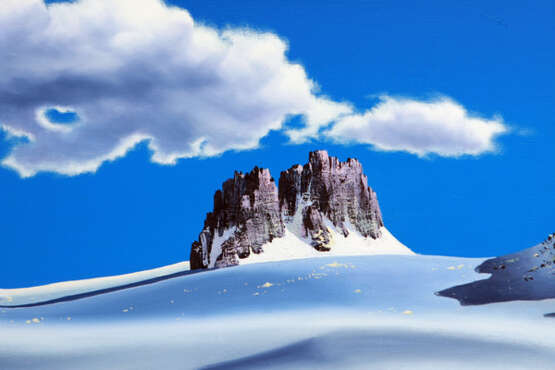 “The needle of the Tuyuk su” Realist Landscape painting 2005 - photo 4