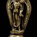 Bronze des Padmapani auf einem Lotos - фото 1