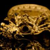 Feuervergoldete Bronze des Cakrasamvara auf einem Lotos - photo 2