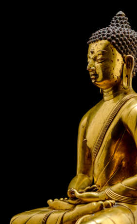 Seltene und feine Bronze des Buddha Dhanashri (tib. Nor dpal) - Foto 4