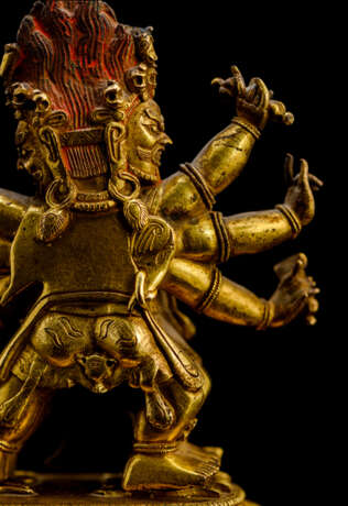 Feuervergoldete Bronze des Hayagriva - photo 2