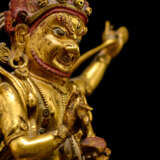Feuervergoldete Bronze des SADBHUJAMAHAKALA - Foto 2