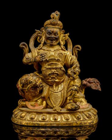 Feuervergoldete Bronze des Vaishravana - Foto 1
