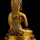 Feuervergoldete Bronze des NAGARJUNA - photo 2