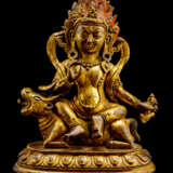 Feuervergoldete Bronze einer lokalen Gottheit - фото 1